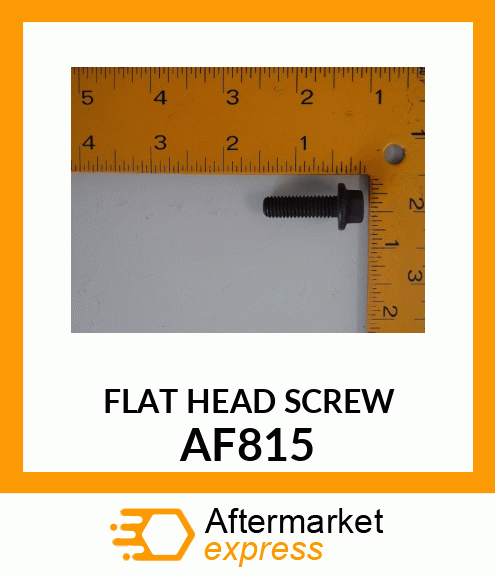 FLAT HEAD SCREW AF815