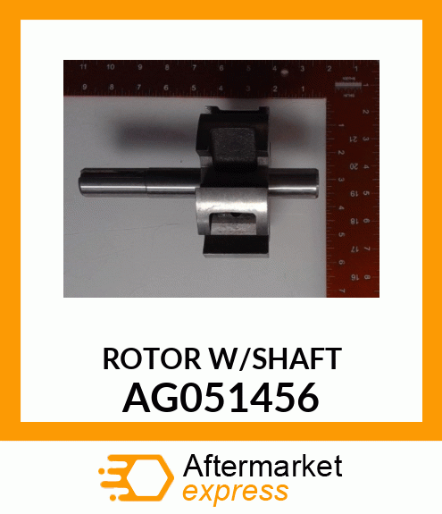 ROTOR W/SHAFT AG051456