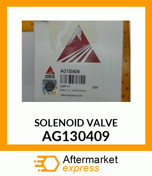 SOLENOID VALVE AG130409