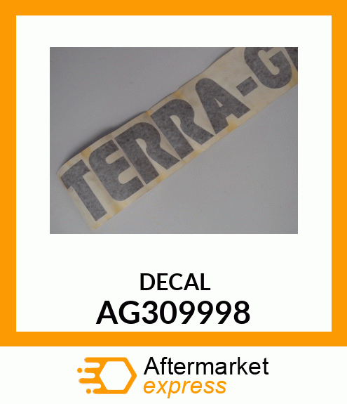 DECAL AG309998