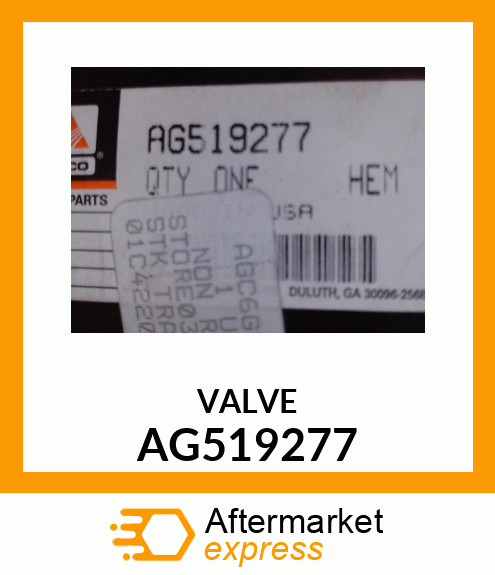 VALVE AG519277