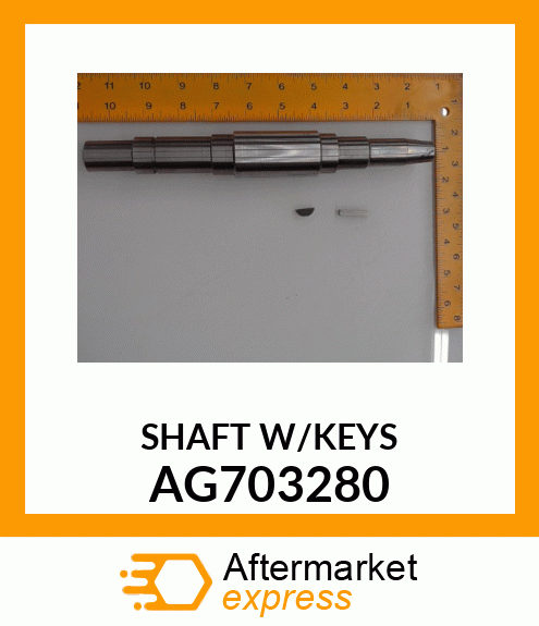 SHAFT_W/KEYS AG703280