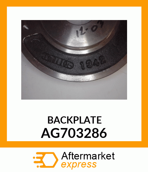 BACKPLATE AG703286