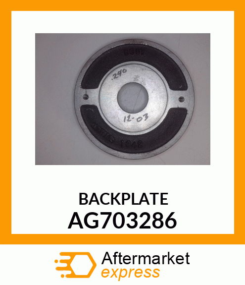 BACKPLATE AG703286