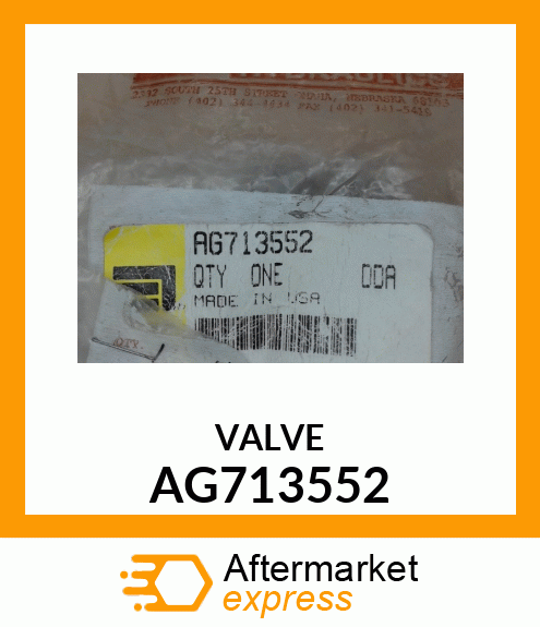 VALVE AG713552