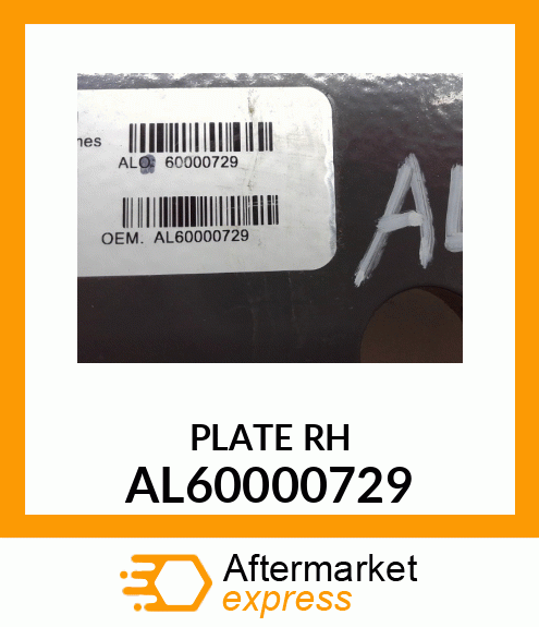 PLATE RH AL60000729