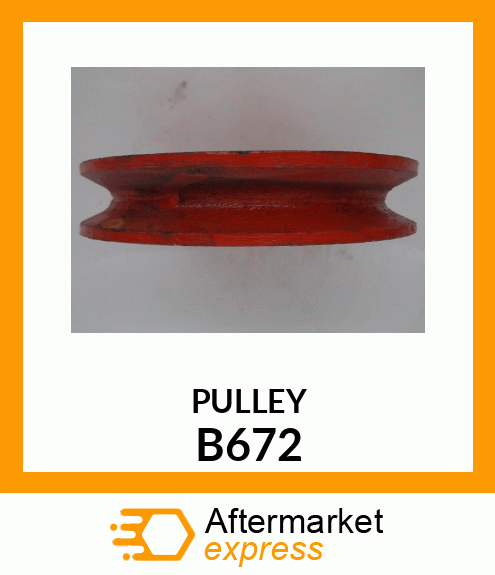 PULLEY B672