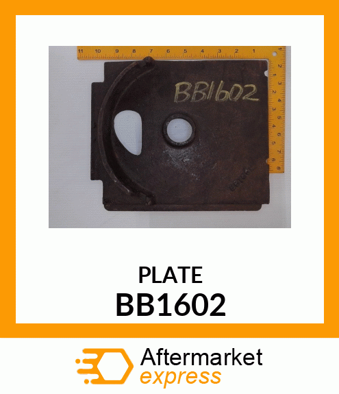 PLATE BB1602