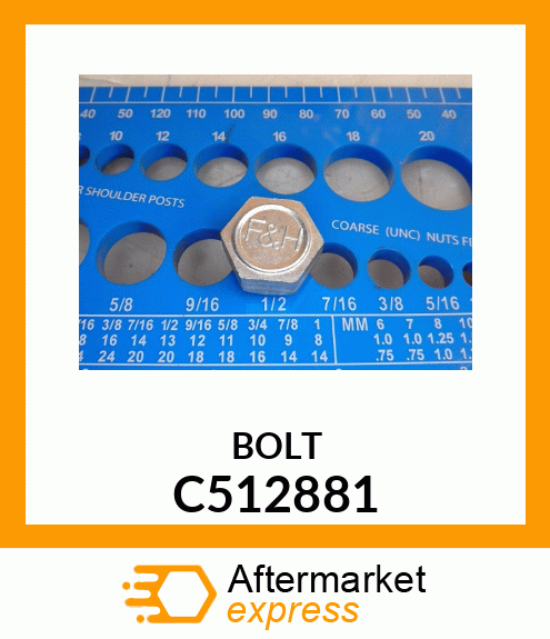 BOLT C512881