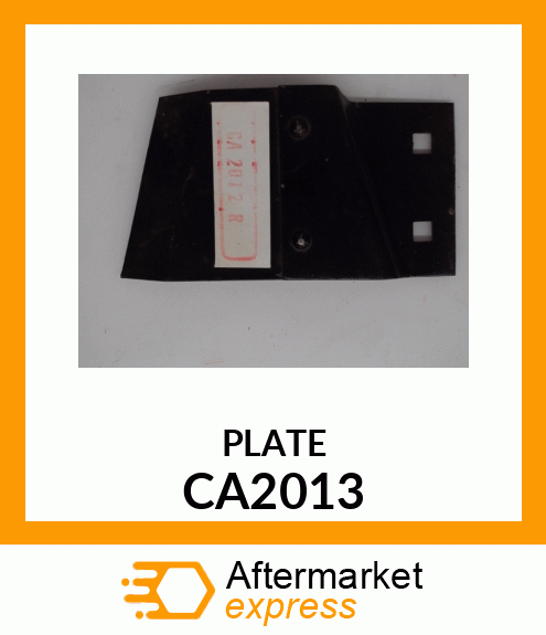 PLATE CA2013