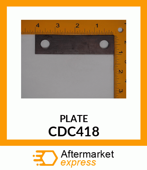 PLATE CDC418