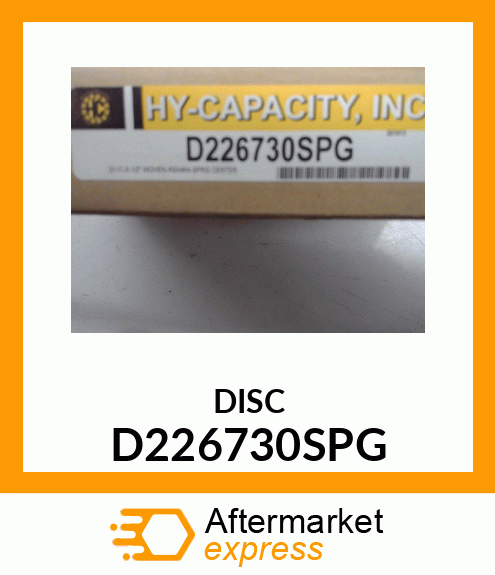 DISC D226730SPG