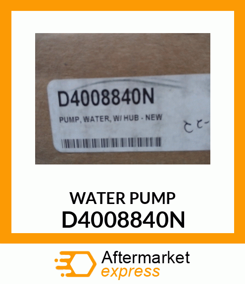 WATER PUMP D4008840N