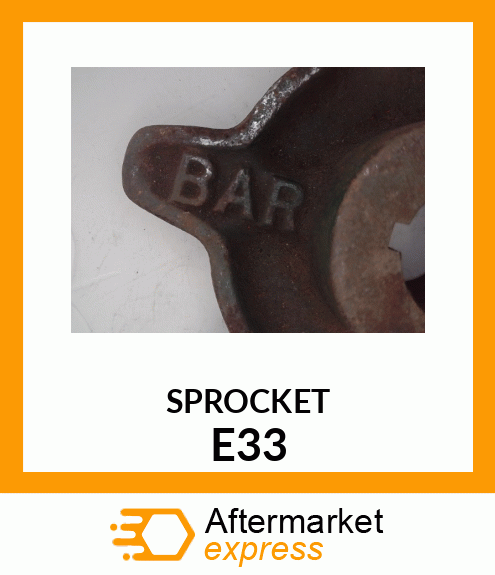 SPROCKET E33