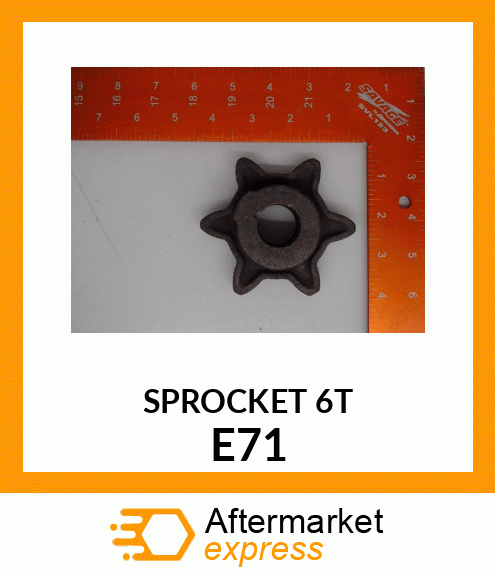 SPROCKET_6T E71