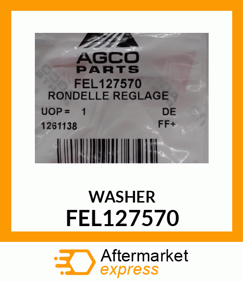 WASHER FEL127570