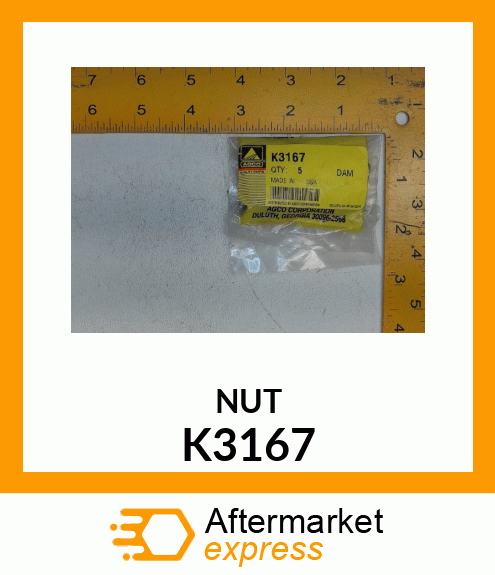 NUT K3167