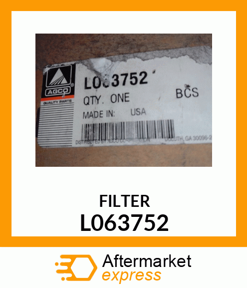 FILTER L063752