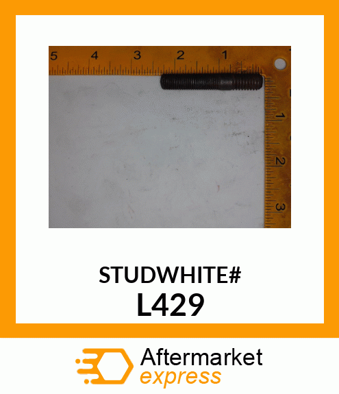 STUDWHITE# L429