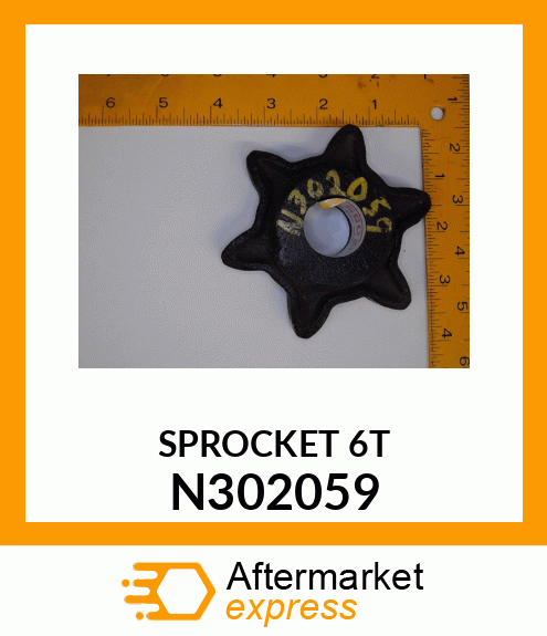 SPROCKET_6T N302059