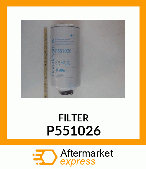 FILTER P551026