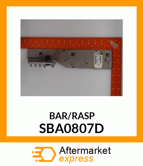 BAR/RASP SBA0807D