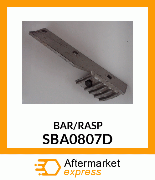 BAR/RASP SBA0807D