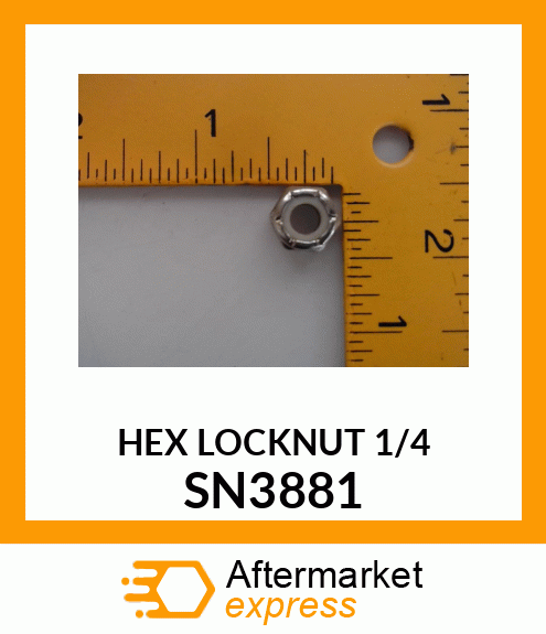 HEXLOCKNUT1/4 SN3881