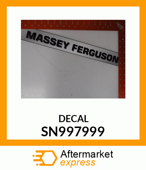 DECAL SN997999