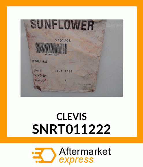 CLEVIS SNRT011222