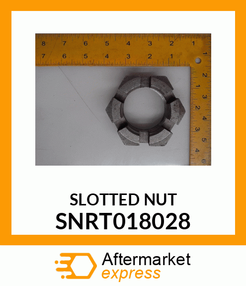 SLOTTED NUT SNRT018028