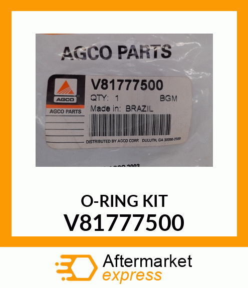 O-RING KIT V81777500