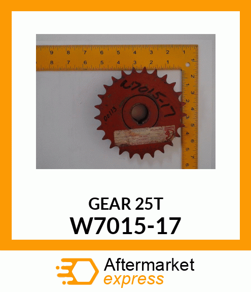 GEAR25T W7015-17