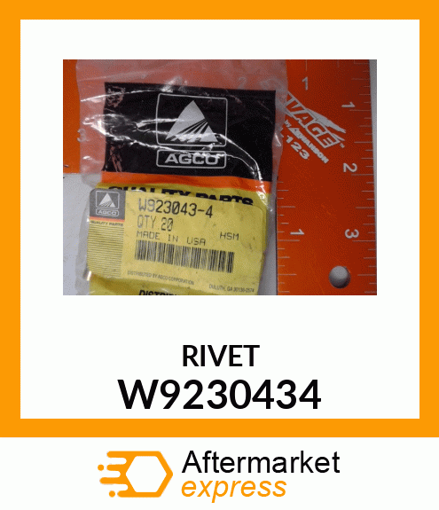 RIVET W923043-4