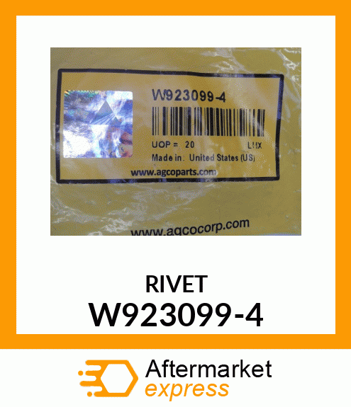 RIVET W923099-4