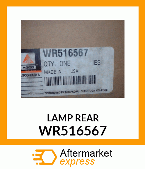 LAMP REAR WR516567