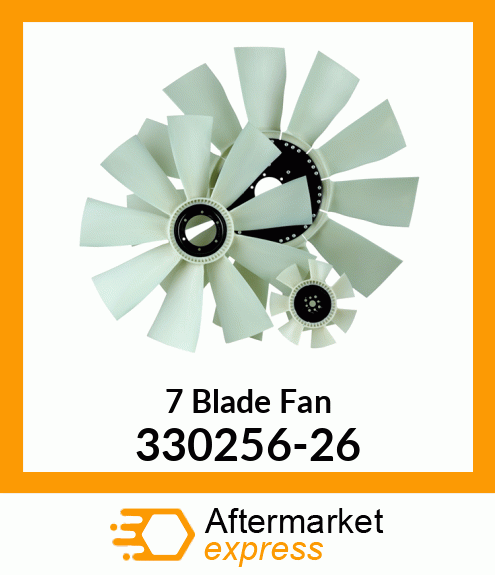 New Aftermarket 7 Blade Fan 330256-26