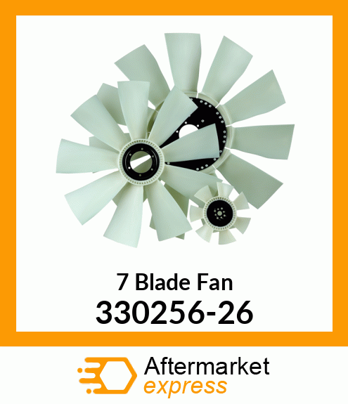 Spare part 330256-26 + New Aftermarket 7 Blade Fan