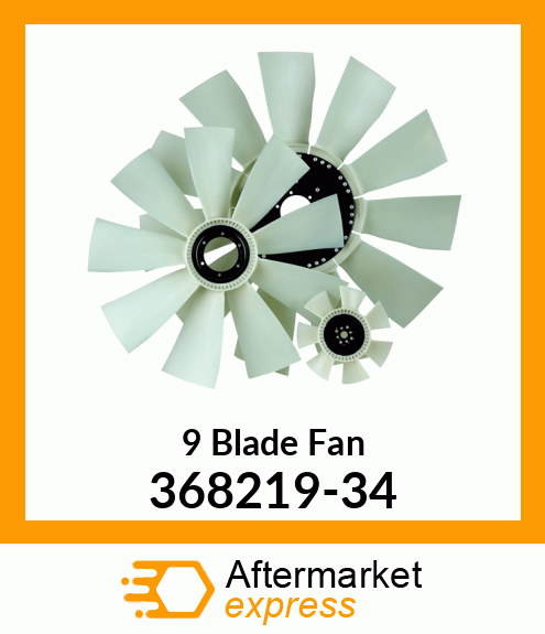 New Aftermarket 9 Blade Fan 368219-34
