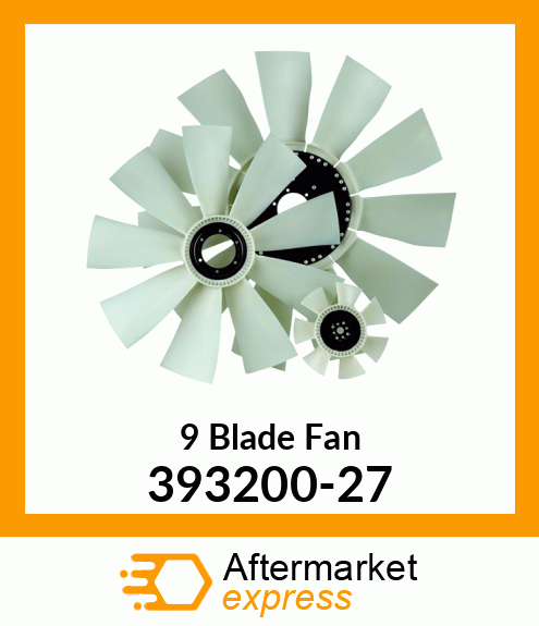 New Aftermarket 9 Blade Fan 393200-27