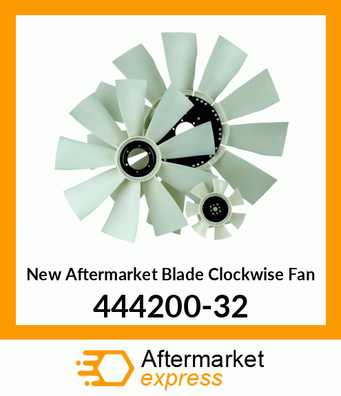 New Aftermarket Blade Clockwise Fan 444200-32