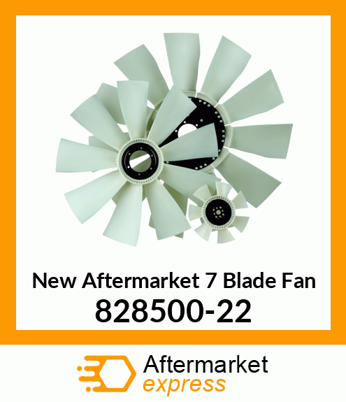New Aftermarket 7 Blade Fan 828500-22