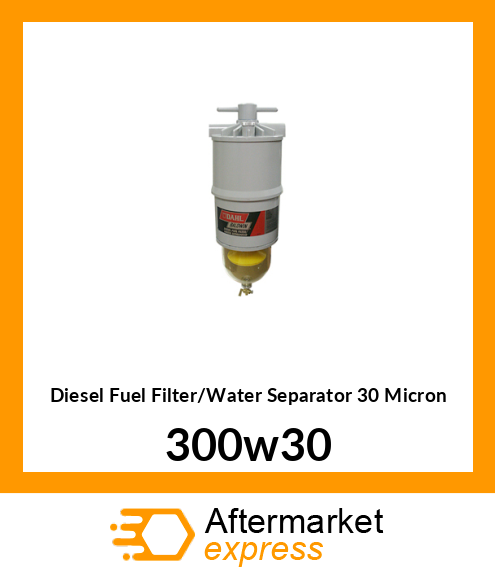 Diesel Fuel Filter/Water Separator (30 Micron) 300w30