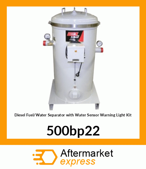 Diesel Fuel/Water Separator with Water Sensor Warning Light Kit 500bp22