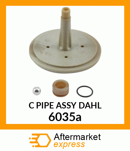 C PIPE ASSY DAHL 6035a