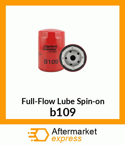 Full-Flow Lube Spin-on b109
