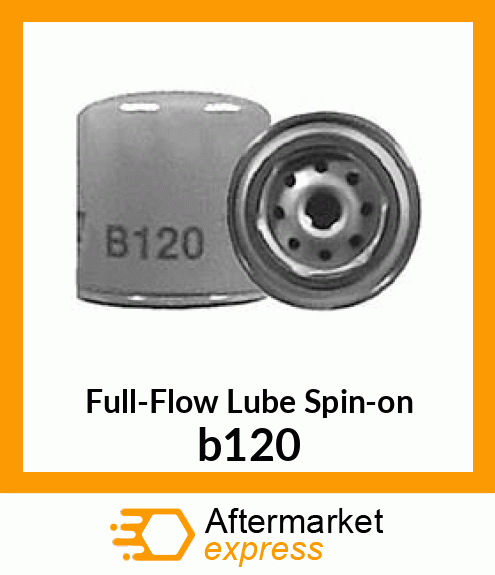 Full-Flow Lube Spin-on b120