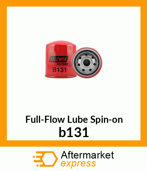 Full-Flow Lube Spin-on b131