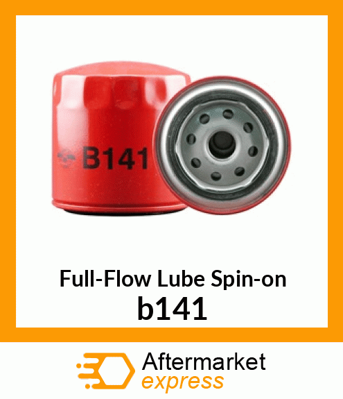 Spare part b141 + Full-Flow Lube Spin-on