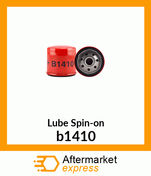 Spare part b1410 + Lube Spin-on